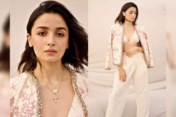 Alia Bhatt chose a Sabyasachi pantsuit for Anant-Radhika's lavish pre-wedding bash in Europe