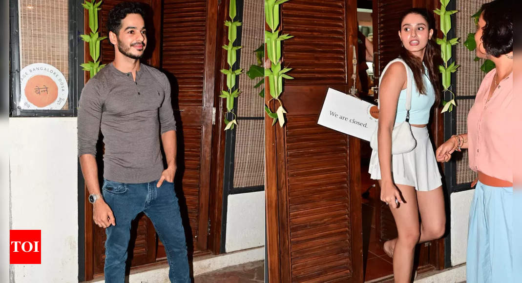 Ishaan Khatter steps out for a dinner date with rumoured girlfriend Chandni Bainz | Hindi Movie News