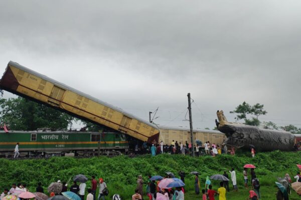 Kolkata bound Kanchanjunga Express derails after goods train hit it from behind near Siliguri in north Bengal. At least five dead and several injured | India News