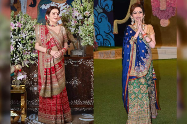 From Mata ki Chowki to Mehendi: Nita Ambani stuns in two regal outfits in one day