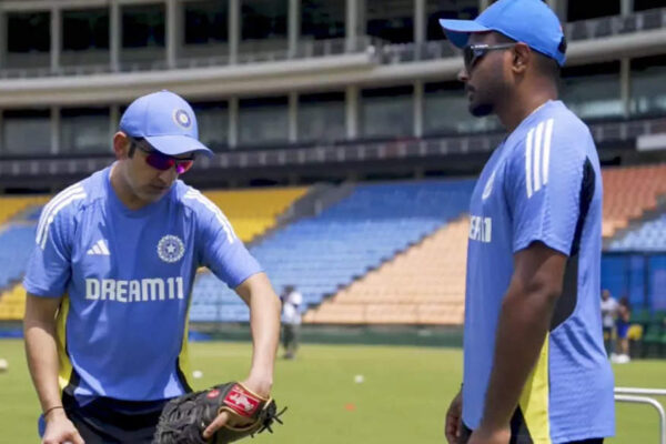 Head coach Gautam Gambhir gives batting tips to Sanju Samson on first day in office | Cricket News