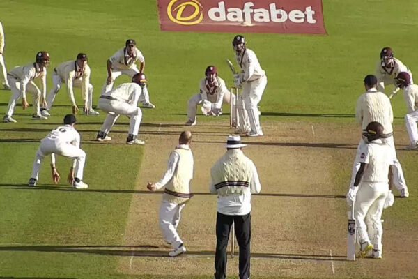 Watch: All fielders encircle batter as County side wins dramatic game in last 10 minutes of final day |