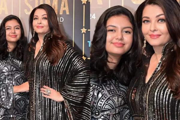 Aaradhya and Aishwarya Rai Bachchan twin in black at SIIMA Awards 2024