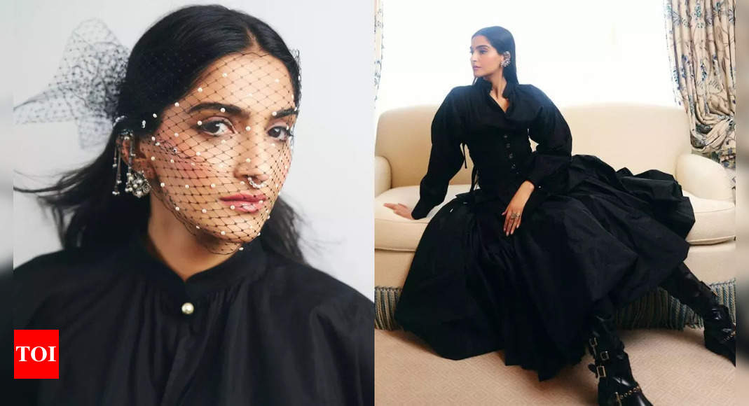 Sonam Kapoor shines in gothic glamour at Paris Fashion Week