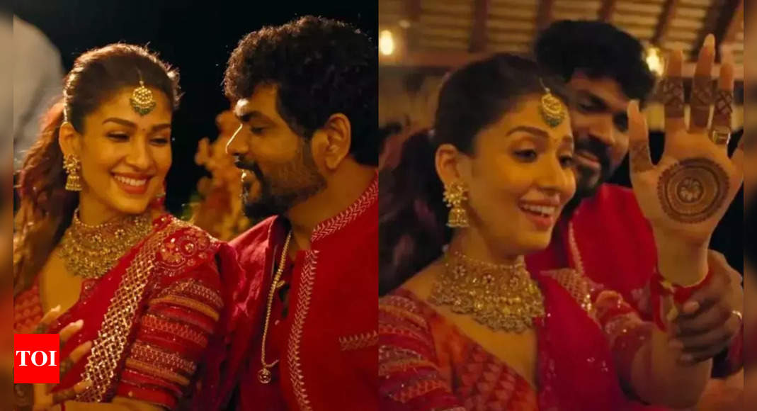 Nayanthara Lehenga: Unseen pictures of Nayanthara’s stylish lehenga from her Mehendi ceremony go viral, thanks to her documentary |