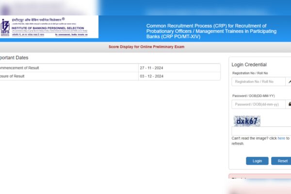 IBPS PO prelims scorecard 2024 released at ibps.in: Direct link to check here